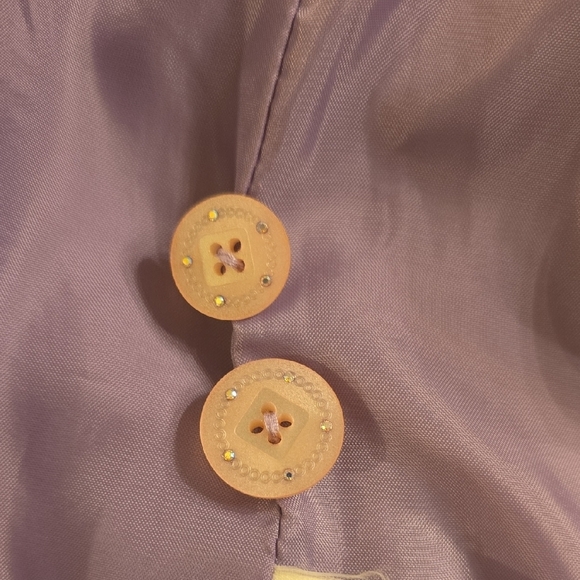 FOX LADY Elegant Purple Trench Coat with Tailored Fit - Picture 6 of 13